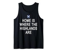 Home is Where The Highlands are Funny Scottish Tank Top