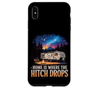 Home Is Where The Hitch Drops RV Life Case for iPhone XS Max