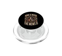 Home Is Where the Mews Is Falconry Falcon Falconer PopSockets PopGrip for MagSafe