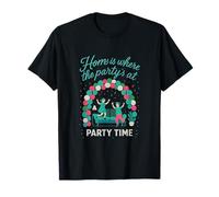 Home is Where The Party's at Family Squad Balloon Confetti T-Shirt