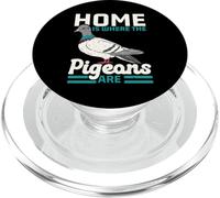 Home Is Where The Pigeons Are Bird Lover Ornithology PopSockets PopGrip for MagSafe