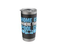 Home is Where The Pool is Stainless Steel Insulated Tumbler