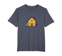 Home is Where The School is Homeschool Mom Education T-Shirt, Men's Big and Tall, Heather Blue, 5X Tall