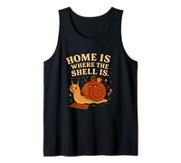 Home Is Where The Shell Is Snail Cottagecore Tank Top