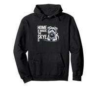 Home is Where The Skye Is Cute Terrier Lover Scottish Dog Pullover Hoodie
