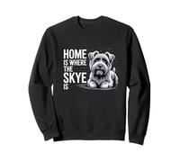Home is Where The Skye Is Cute Terrier Lover Scottish Dog Sweatshirt