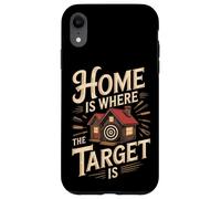 Home Is Where The Target Is Knife Throwing Case for iPhone XR