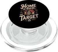 Home Is Where The Target Is Knife Throwing PopSockets PopGrip for MagSafe