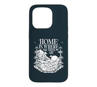 Home Is Where The Trees Are Cabin Forest Hiking Case for iPhone 15 Pro