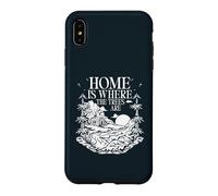 Home Is Where The Trees Are Cabin Forest Hiking Case for iPhone XS Max