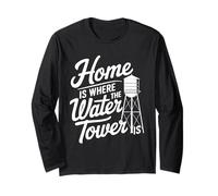 Home is Where the Water Tower is Gilbert Arizona Souvenir Long Sleeve T-Shirt