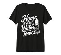 Home is Where the Water Tower is Gilbert Arizona Souvenir Premium T-Shirt