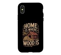 Home Is Where the Wood Is Termite Pest Control Insect Case for iPhone X/XS