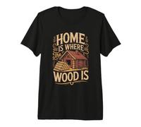 Home is Where the Wood is Termite Pest Control Insect Premium T-Shirt