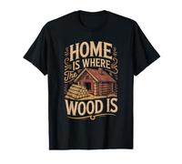 Home is Where the Wood is Termite Pest Control Insect Value Graphic T-Shirt