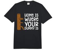 Home is Where Your Dummy is Martial Art Fighter Wing Chun Comfort Colors Adult Heavyweight T-Shirt