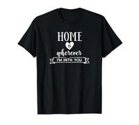 Home is Wherever I'm with You Valentine's Day Love Value Graphic T-Shirt