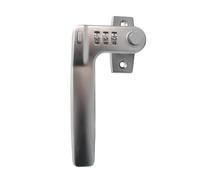 HOME IT 25200 SecuraLink-L Window Handle with Code Lock for Left Hand Stop Silver