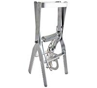 HOME It® Mole Trap with Spring and Claw - Galvanised Steel Garden Trap - Pest Control - 21.5×8×10 cm - Reusable & Weather-Resistant