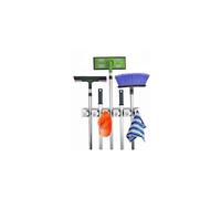 Home- It Mop and Broom Holder, Wall Mounted Garden Tool Storage Tool Rack Storage & Organization for the Home Plastic Hanger for Closet Garage Organ