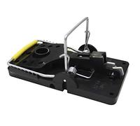 Home It® Powertrap Rat Trap - Professional Heavy-Duty ABS Trap - Reusable & Powerful Spring Action - 14×7.5×6.8 cm - Black High-Impact Rat Catcher