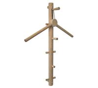 HOME IT® Wall Coat Rack 60.5 x 12 x 9 cm in Natural Oak - Minimalist, Modern and Elegant Design