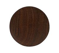 HOME IT® Wooden Knob Ø75 mm - Smoked Oak Wall Hook or Furniture Handle - Includes Wall Plug and Screw - FSC® Certified
