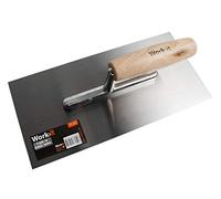 Home It® Work Plastering Trowel/Finishing Trowel 280 x 135 mm, Carbon Steel Blade with Wooden Handle