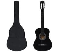 Home Items,8 pcs Classical Guitar Beginner Set Black 3/4 36",suit furniture