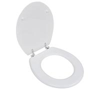 Home Items,WC Toilet Seat MDF Lid Simple Design White,Suit Furniture