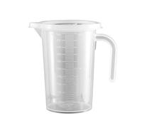 Home Kitchen 500ml/1000ml/2000ml Heat-resistant Measuring Cup Strong Toughness Plastic Clear Scale Portable Measuring Jug for Daily Use Kitchen Utensils