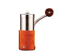 Home Kitchen Accessories Manual Coffee Grinder Portable Hand-cranked Coffee Grinder Black Mini Grinder Single Coffee Grinder(Orange)
