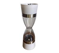 Home Kitchen Accessories Manual Salt Pepper Mill Grinder Stainless Steel Adjustable Ceramic Rotor Coffee Bean Mill Grinder(White)