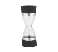Home Kitchen Accessories Manual Salt Pepper Mill Grinder Stainless Steel Adjustable Ceramic Rotor Coffee Bean Mill Grinder(Black)