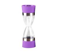 Home Kitchen Accessories Manual Salt Pepper Mill Grinder Stainless Steel Adjustable Ceramic Rotor Coffee Bean Mill Grinder(Purple)