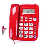 Home Landline Telephone with Anti Housing Caller Display Speakerphone Function Easy Communication Large Button Clear Caller and Speakerphone for Elderly Friendly Use