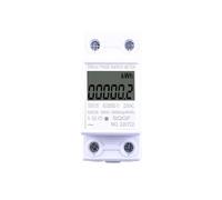 Home LCD Digital Display Power Consumption Meter Single Phase Energy Meter Watt Wattmeter kWh 230V AC 50Hz 60A Electric Din Rail