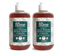 Home Lemon Tamarind Dish Wash Concentrate | Plant-Based & Natural | Soapnut & Neem | Converts to ~3 L Liquid | Tough on Grease, Gentle on Hands | Sulphate & Paraben Free | 300g (Pack of 2)