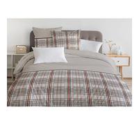 Home Linge Passion 3-Piece Bedding Set 240 x 260 cm 100% Cotton 57 Thread Count, Green, Beige & Red, 240x260cm