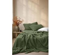 HOME LINGE PASSION Cotton Gauze Bed Linen 270 x 300 cm Khaki