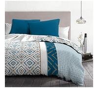 Home Linge Passion Ethno Duvet Cover Set 140 x 200 cm Cobalt Blue