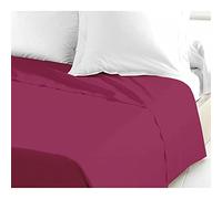 Home Linge Passion Flat Sheet - 1 Piece | 100% Cotton - 57 Thread Count | Single Person - 180 x 290 cm | Fuchsia Baikal