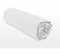 HOME LINGE PASSION, White Fitted Sheet 90 x 190 cm + 30 cm 100% Cotton 57 Thread Count (Label Oeko-TEX Label)