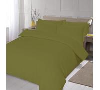 Home Living Moving To University Student Essentials Bedding Starter Pack Complete Student Bedding Set - Single or Double (Olive, Single)