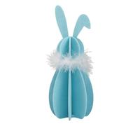 Home Living Room Decoration Item Easter Colorful Rabbit Decoration Piece Assembled Design Wooden Assembly Rabbit Modern Stepmom Ornament (B, One Size)