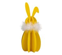 Home Living Room Decoration Item Easter Colorful Rabbit Decoration Piece Assembled Design Wooden Assembly Rabbit Modern Stepmom Ornament (D, One Size)