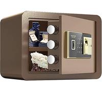 Home Lock Box Office Fingerprint Password Safe Suitable for Home/Travel/School, Alloy Steel Material,A-35cm X 25cm