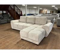 Home & Love Azzuro Sofabed Cinema Storage Sofa Chaise - Cream