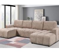 Home & Love Shanghai Luxury U Shape Sofa Bed - Beige