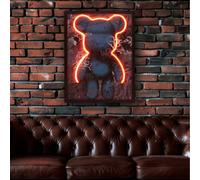 HOME LUXE INTERIOR L.E.D Neon Street Gummy Bear Graffiti Wall Art USB HOME LUXE INTERIOR Multicolor